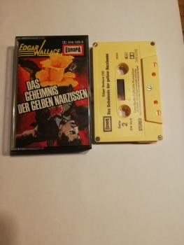 Edgar Wallace Folge 10 Das Geheimnis der gelben Narzissen 5-fach Silber geschraubt Gelb 516109.6 Europa(Innencover beschrieben)